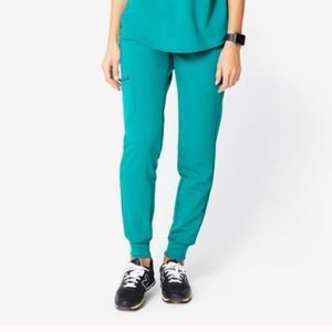 figs teal joggers
